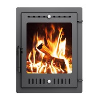 Дверка Везувий каминная 320 (М) Антрацит